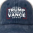 thumbnail image 2 of Vance 2024 Sombrero Gorras Béisbol Algodón Transpirable Ajustable (caqui) Azul Marino, 2 of 5