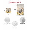 thumbnail image 7 of Farmhouse Elephants Kitchen Dish Towels for Drying Dishes Set of 3, Spring Summer Sunflowers Wood Grain Waffle Weave Microfiber Hand Tea Bathroom Towels Quick Dry & Absorbent Towel 15.7x23.6, 7 of 7
