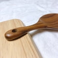 thumbnail image 4 of Wosthever Cucharas de cocina de teca, espumadera para sopa, cuchara para arroz, cucharón de madera para cocina, espátula de mango largo, Cocina y Comedor, 4 of 6