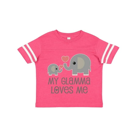 

Inktastic My Glamma Loves Me Grandchild Gift Toddler Boy or Toddler Girl T-Shirt