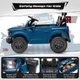 thumbnail image 3 of Ford F150 Raptor 24V Ride on Cars for Kids, Extra large Real 2 Seater Ride on Toys with Remote Control, Bluetooth, LED, Truck Storage, Electric Vehicles Ride on Truck for Boys Girls Gifts, 3 of 9