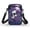 Sugar Skull Roses Galaxy Cosmic Night, variant on HELLHERO Ghost Cat Cow Adjustable Crossbody Bag Stylish, Double Deck for Outdoor Travel Daily Use, Daily Commute or Casual Outings