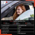 thumbnail image 3 of A-Premium Power Window Regulator Without Motor Replacement for BMW E82 E88 128i 135i 2008-2013 51337165595 Front Driver Side, 3 of 8
