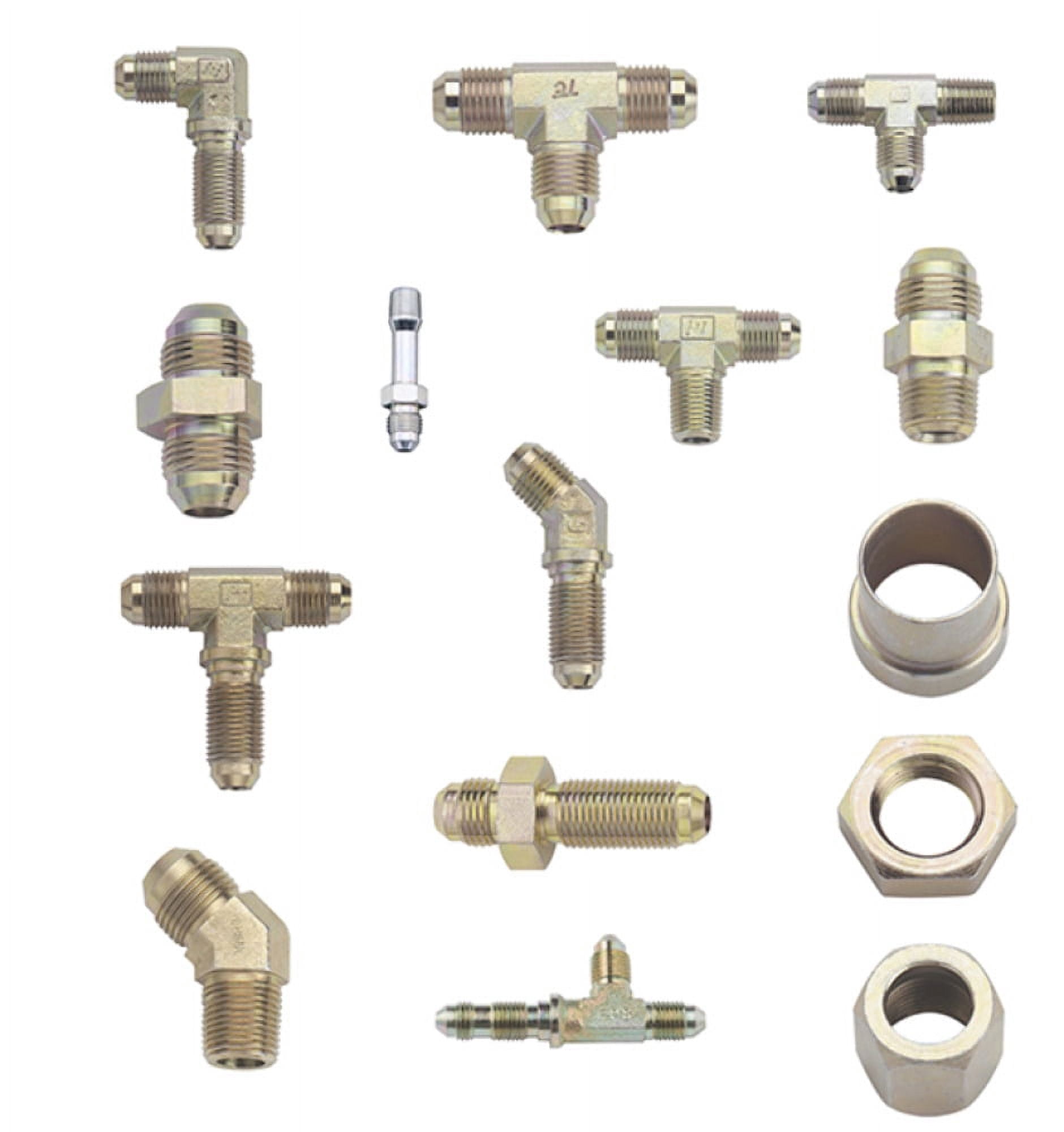 Fragola #4x 1/8 MPT Str Adapter Fitting Steel