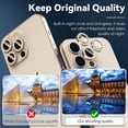 thumbnail image 7 of Smasener Camera Lens Protector for iPhone 14 Pro/iPhone 14 Pro Max 2022 Release (NOT for iPhone 14/14 Plus), Scratch Resistant, High Definition, Case Friendly, 7 of 7