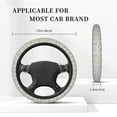 thumbnail image 5 of Haiem Fairy Floral Print Steering Wheel Cover 15 Inches for Women Men, Neoprene Anti-Slip Cute Car Steering Wheel Grip Wrap Car Accessories Protective Case Cover for Vehicle Truck SUV, 5 of 8
