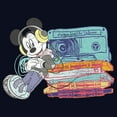 thumbnail image 2 of Girl's Mickey & Friends Mickey Mouse Pump Up the Volume  Graphic Tee Navy Blue X Small, 2 of 4