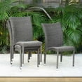 thumbnail image 5 of Amazonia Provence 9-Piece  Solid Wood 100% FSC and Eco-Friendly Wicker Square Patio Dining, 5 of 9