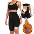 thumbnail image 4 of Pantalones de yoga para mujer, pantalones de cintura alta para el abdomen, pantalones moldeadores del cuerpo, paquete de sauna y fitness, 4 of 5