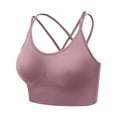 thumbnail image 2 of Azrian Women's Plus Size Seamless Comfy Bra,Traceless Sports Bra With A Beautiful Back Yoga Sleep Fitness Style Underwear Bra S Size,Purple on Sales, 2 of 6