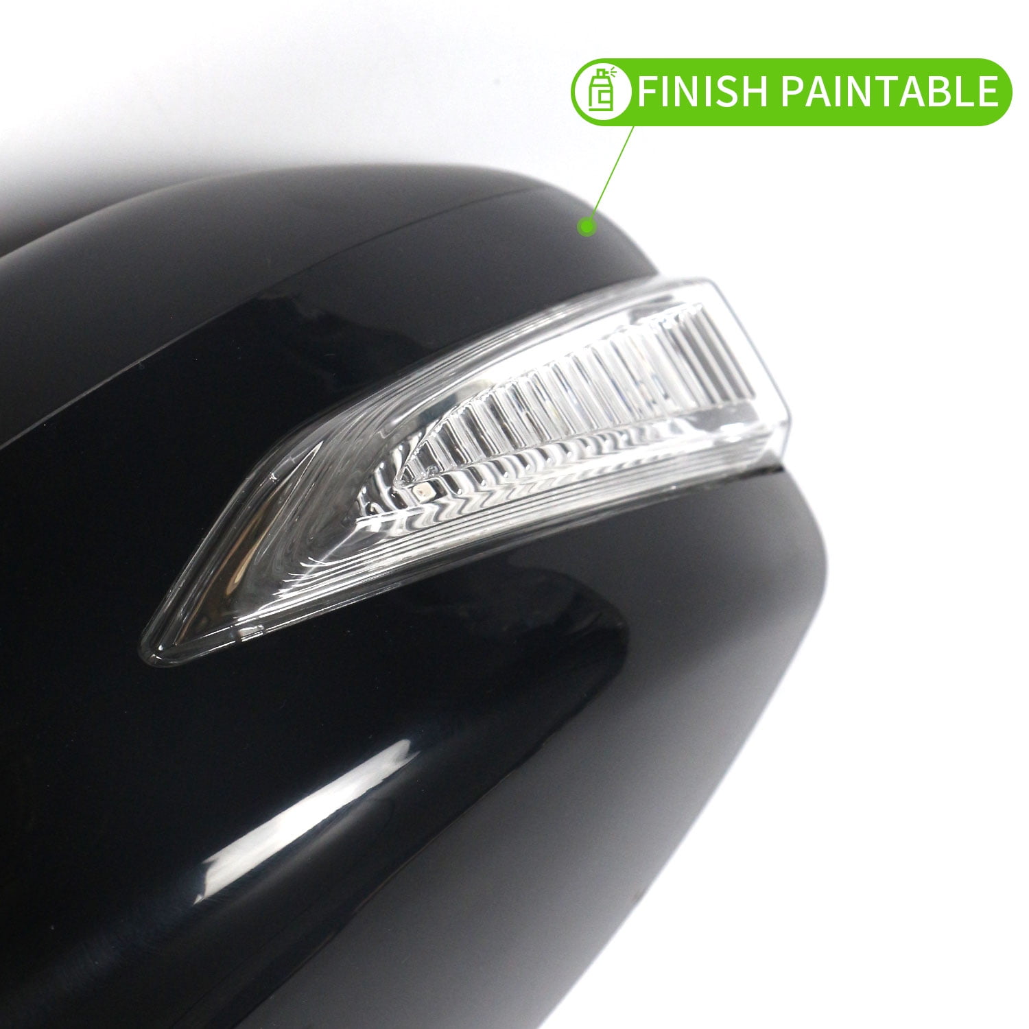 Right Passenger Side Mirror for 2013-2018 Nissan Altima Power Heated LED TURN INDICATOR Door Mirror for 2013 2014 2015 2016 2017 2018 Nissan Altima Accessory, Black