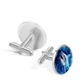 thumbnail image 3 of Shark Elegant Mens Cufflinks Set for Formal Attire, Made of Stainless Steel, for Any Occasion, 3 of 6