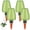 4PCS Green, variant on FUYGRCJ 8PCS Self Watering Spikes Clay, Self Watering Planter Insert Indoor Automatic Plant Irrigation Devices, for Indoor Outdoor Plant