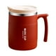 thumbnail image 2 of Taza de café con asa, portátil, con tapa y cuchara, de acero inoxidable de doble capa, ideal para oficina, de viaje, Mark Cup., 2 of 9