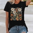 thumbnail image 3 of Wildflower Graphic Tees for Women 2026 Summer Casual Short Sleeve Crewneck T Shirts, 3 of 4