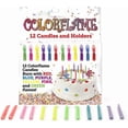 thumbnail image 2 of Color Flame Birthday Candles, 2 of 8