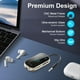 thumbnail image 4 of Transmisor y Receptor Bluetooth 5.4 de Doble Enlace para Auriculares/Audio HD. Transmisor Inalámbrico para Avión, TV, Coche y Gimnasio., 4 of 5