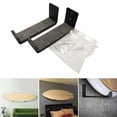 thumbnail image 4 of jifeng Double Hook Wall Rack Surfboard Display Stand Organizer Minimalist Wall-Mounted, 4 of 9
