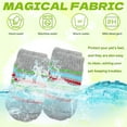 thumbnail image 6 of TELOLY 4Pcs Dog Socks,Anti-Slip Pattern Cotton Knit Dog Clothes,For Hardwood Floors Dog Socks to Prevent Licking Paws,Gray1, 6 of 7