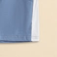 thumbnail image 6 of TOWED22 Toddler Baby Boy Clothes Outfits 2 Pieces T-shirts and Shorts Summer Outfit Striped Shirt Short Set(Blue,6-12 M), 6 of 7