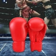 thumbnail image 6 of yotijay Adult Boxing Gloves Breathable Ventilation Training Sparring Pads for Kickboxing Red, 6 of 8
