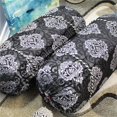 thumbnail image 4 of Natural Geo Silver/Black Gao Takiya Bolster Pillow (Set of 2), 4 of 4