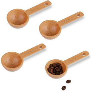 Lela Long Handle Wooden Measuring Spoon Set