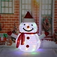 thumbnail image 2 of AuroraX Large Decorations Christmas Outdoor Ornaments , Lights Up Snowman Holiday Lights with 40 LED Lights , Outdoor Party Porch Decor, 2 of 4