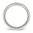 thumbnail image 2 of Auriga Fine Jewelry Stainless Steel Brushed and Polished 6.5 mm Grooved Band for Women Size 11.5, 2 of 8