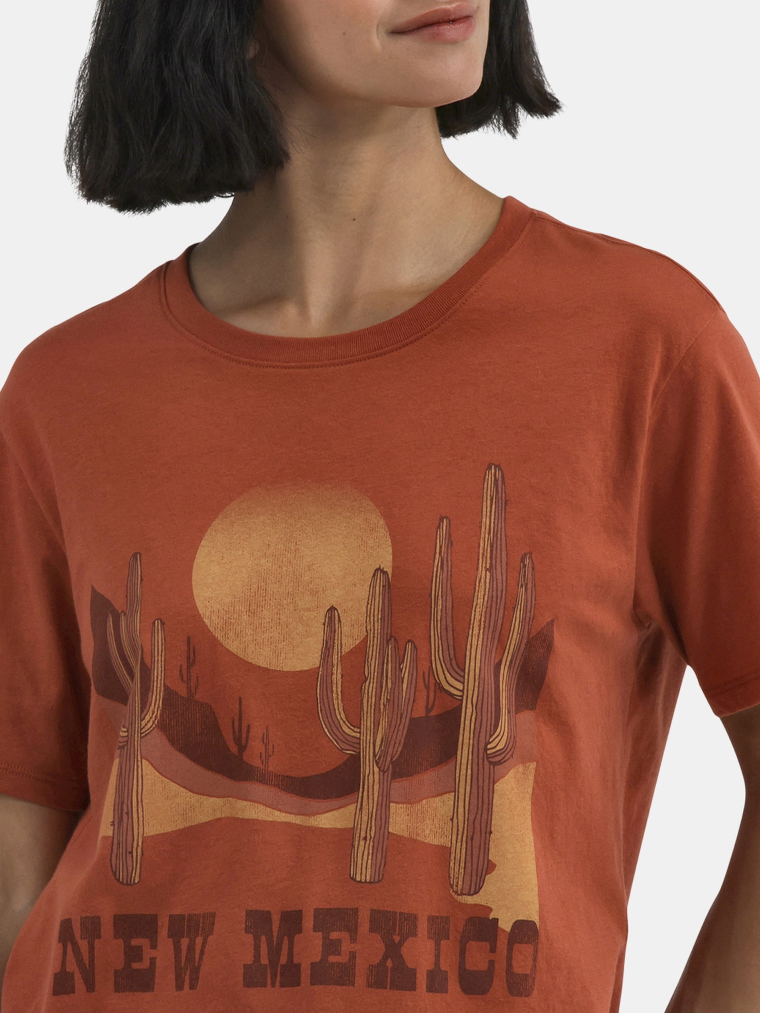 Time and Tru New Mexico Women's Graphic Tee, Sizes XS-XXXL