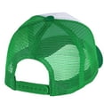 thumbnail image 5 of Falari 5-Panel Mesh Baseball Cap, Trucker Hat, Structured Plain Design, Cotton, Adjustable Size - Kelly Green, 5 of 7