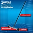 Master Sweeper with Wheels, 14.5” Pick up Nails
