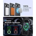 thumbnail image 3 of GFDYREE Magnetic for Google Pixel 7 Case [Compatible with MagSafe][Anti-Fingerprint][Slim Fit][Military Shockproof] Translucent Matte Hard Back Pixel 7 5G Phone Cover 6.3\u201d, Black, 3 of 7