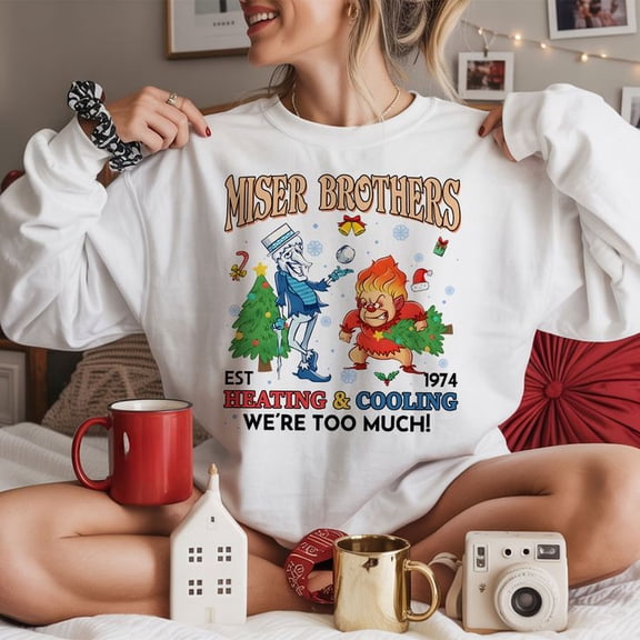 Miser Brothers Heating And Cooling, Miser Brothers Ch.rist.mas Sweatshirt Sizes S-5XL - Art Print JSC