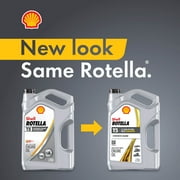 Shell Rotella T5 Synthetic Blend 15W-40 Diesel Engine Oil, 2.5 Gallon
