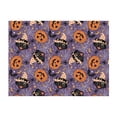 thumbnail image 4 of KLL Vintage Halloween Black Cat Print Fleece Throw Blanket, Horizontal Fleece Bedding Cute Soft Blankets Comfy Fleece Flannel Plush Home Decor for Couch & Bed -40"x30", 4 of 9