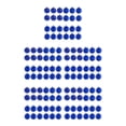 thumbnail image 2 of relayinert 24pcs/set Wide Application Wedding Party Home Decor Durable And Reliable blue 5Set, 2 of 6