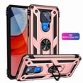thumbnail image 6 of Dteck For Motorola Moto G Play 2021 Shockproof Dual Layers Rotatable Ring Kickstand Drop Protection Cover Compatible with Magnetic Car Mount, Rosegold, 6 of 8