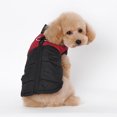 thumbnail image 1 of Chaqueta impermeable para perros pequeños, chaqueta acolchada gruesa de invierno para perros, ropa para cachorros (rojo M) Rojo Verde MX-0127981FYD, 1 of 5