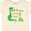thumbnail image 4 of Inktastic My Auntie Loves Me Dinosaur Boys Baby Bodysuit, 4 of 5