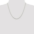 thumbnail image 4 of 925 Sterling Silver Spiga Wheat Chain Styles Necklace 1.45 mm Diamond-cut Round 20 inch 1.5, 4 of 4