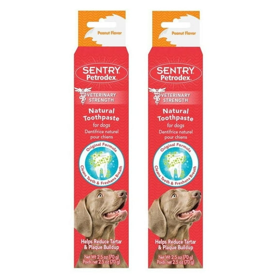 Petrodex Natural Toothpaste Dog - Peanut - 2.5 Oz [2-Pack]