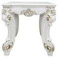 thumbnail image 4 of ACME Vendome II Wooden End Table with Scrolled Leg in Antique Pearl, 4 of 7