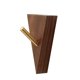 thumbnail image 1 of Percha de madera maciza de haya y nogal, percha de pared decorativa para colgar ropa, llavero, sombrero, bufanda, bolso, estante de almacenamiento, decoración del baño y el hogar, 1, 1 of 5
