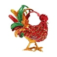 thumbnail image 2 of Joyero con forma de pollo, caja de tesoros, centro de mesa, estatua de animal de metal, caja de baratijas, organizador de joyas para mesita de noche, 2 of 8