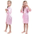thumbnail image 3 of Girls Sleepwear For Girls Party Robe with Gold Print Kimono Style Colorful Nightwear Ideal For Summer Celebrations, 3 of 3