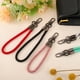 thumbnail image 5 of Llavero con Muñequera Uxcell, Lanyard trenzado de 400mm/15 pulgadas para llaves, llaves de coche (Rosa Beige), 5 of 7