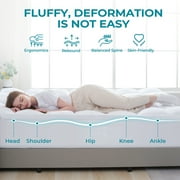 BDEUS Twin Size Extra Thick Mattress Topper, Cooling Mattress Pad Cover, Pillow Top Protector with 8-21 inch Deep Pocket, White