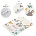 thumbnail image 3 of Yayeee Dish Drying Mat for Kitchen Counter 16"x18" Microfiber Absorbent Pad, Cute Animal, 3 of 7