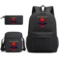 thumbnail image 2 of Nueva mochila periférica de Spiderman Across The Spider-verse, mochila de tres piezas, bolsas de lona para computadora de gran capacidad para estudiantes, 2 of 5